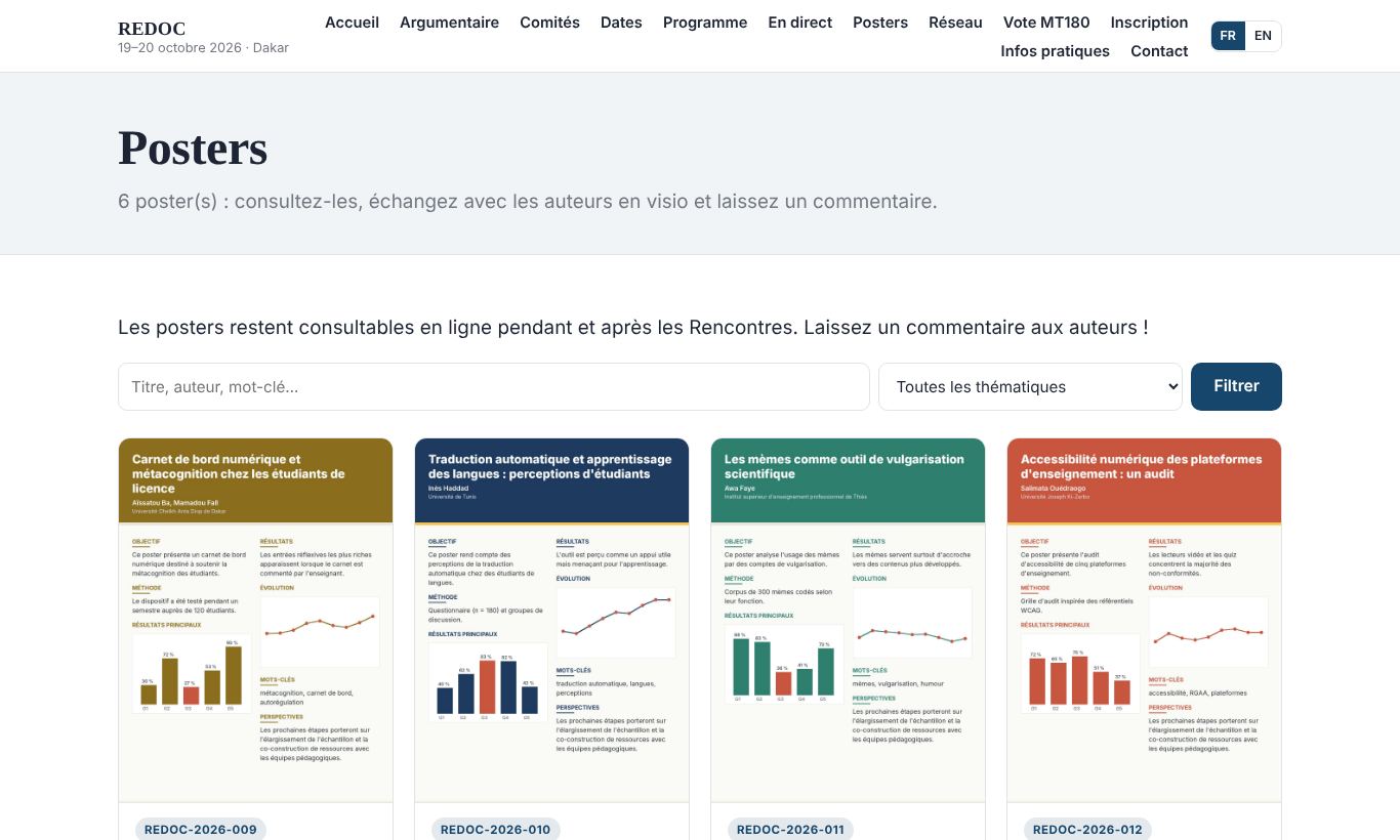 Posters virtuels